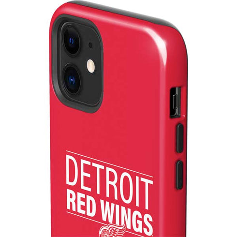 NHL Detroit Red Wings Lineup iPhone 12 Impact Case