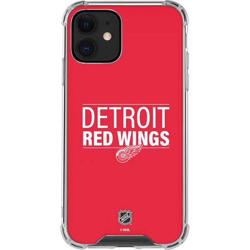 NHL Detroit Red Wings Lineup iPhone 12 Mini Clear Case