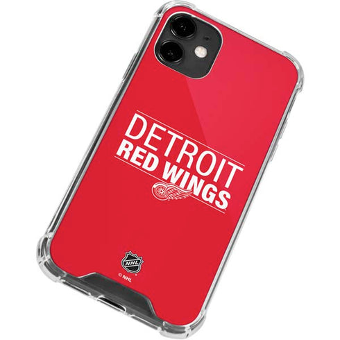 NHL Detroit Red Wings Lineup iPhone 12 Mini Clear Case