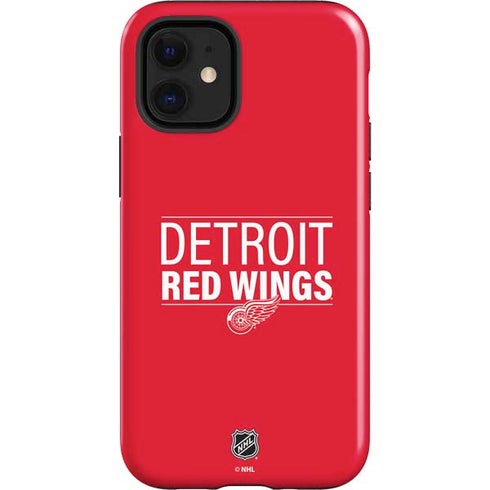 NHL Detroit Red Wings Lineup iPhone 12 Mini Impact Case
