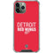 NHL Detroit Red Wings Lineup iPhone 12 Pro Clear Case