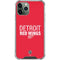 NHL Detroit Red Wings Lineup iPhone 12 Pro Max Clear Case