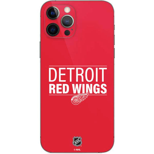 NHL Detroit Red Wings Lineup iPhone 12 Pro Skin