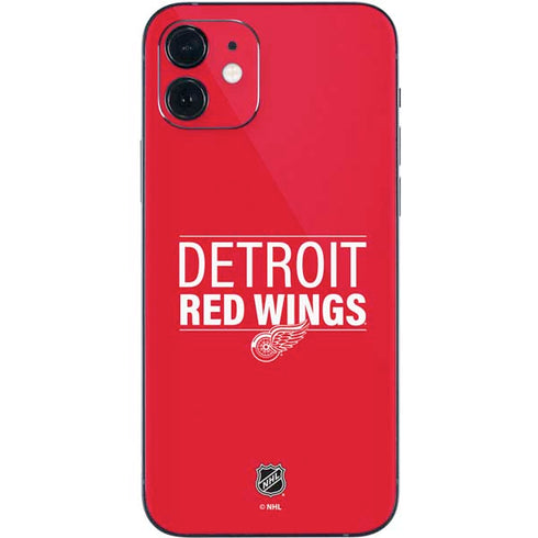 NHL Detroit Red Wings Lineup iPhone 12 Skin