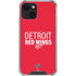 NHL Detroit Red Wings Lineup iPhone 13 Clear Case
