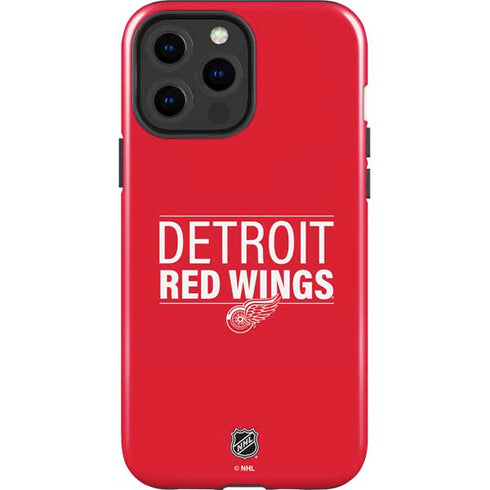 NHL Detroit Red Wings Lineup iPhone 13 Pro Max Impact Case