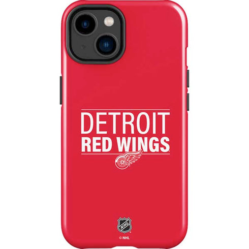 NHL Detroit Red Wings Lineup iPhone 14 Plus Impact Case