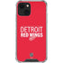 NHL Detroit Red Wings Lineup iPhone 14 Plus Clear Case