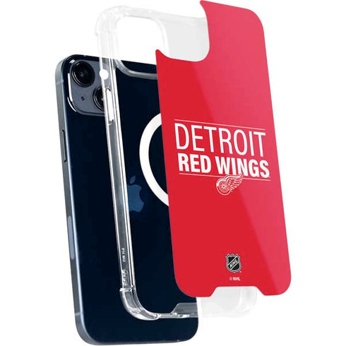 NHL Detroit Red Wings Lineup iPhone 14 Plus MagSafe Case