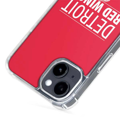 NHL Detroit Red Wings Lineup iPhone 15 Plus MagSafe Case