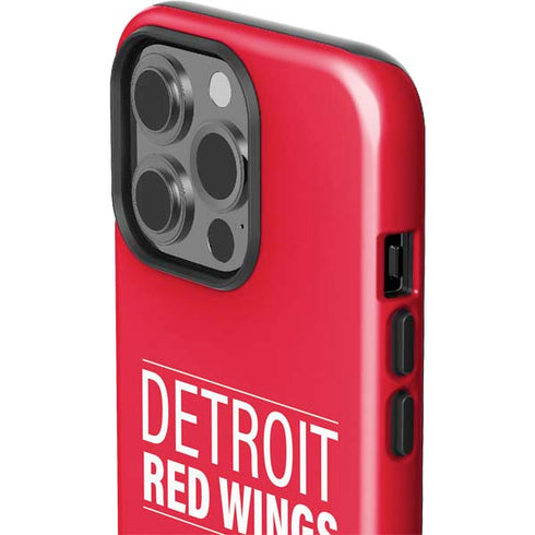NHL Detroit Red Wings Lineup iPhone 15 Pro Impact Case