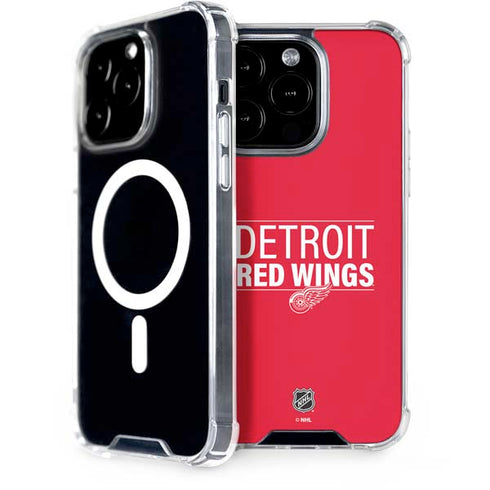 NHL Detroit Red Wings Lineup iPhone 15 Pro MagSafe Case