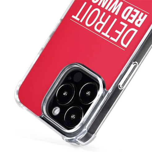 NHL Detroit Red Wings Lineup iPhone 15 Pro MagSafe Case