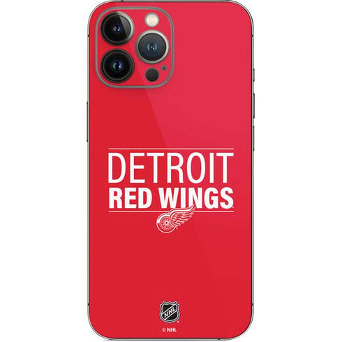 NHL Detroit Red Wings Lineup iPhone 14 Pro Max Skin