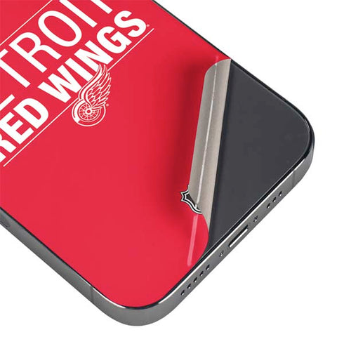 NHL Detroit Red Wings Lineup iPhone 14 Pro Max Skin