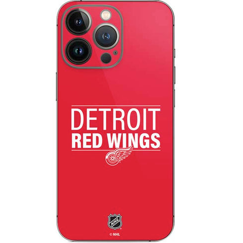 NHL Detroit Red Wings Lineup iPhone 14 Pro Skin