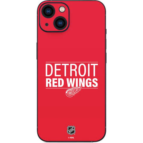NHL Detroit Red Wings Lineup iPhone 14 Skin