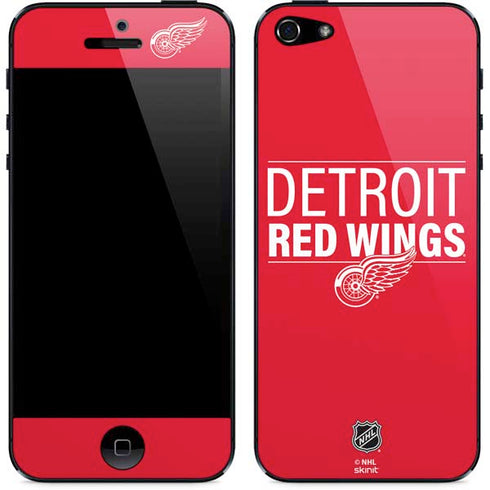 NHL Detroit Red Wings Lineup iPhone 5/5s/5SE Skin