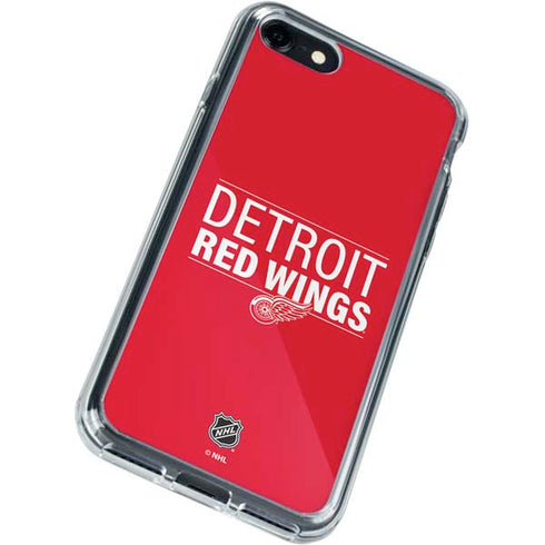 NHL Detroit Red Wings Lineup iPhone SE (2nd & 3rd Gen) Clear Case