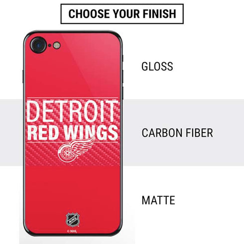 NHL Detroit Red Wings Lineup iPhone SE (2nd & 3rd Gen) Skin