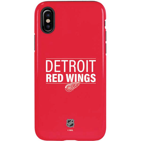 NHL Detroit Red Wings Lineup iPhone X Pro Case