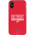 NHL Detroit Red Wings Lineup iPhone X Pro Case