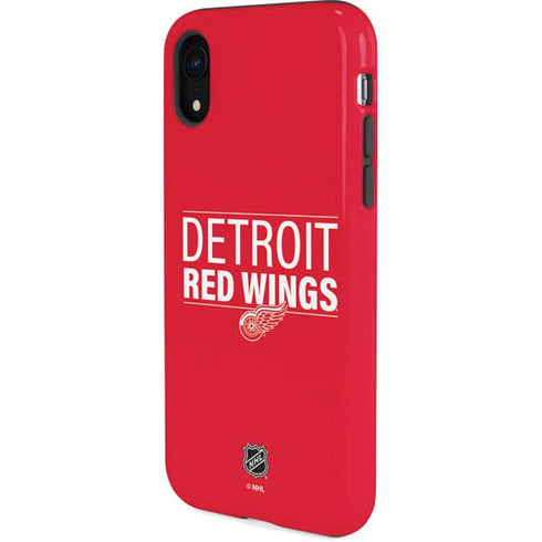 NHL Detroit Red Wings Lineup iPhone XR Pro Case