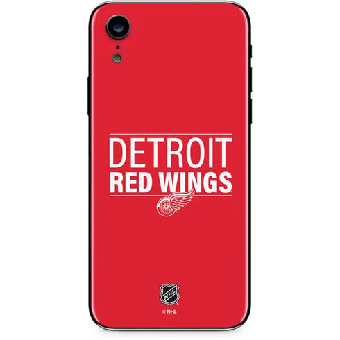 NHL Detroit Red Wings Lineup iPhone XR Skin
