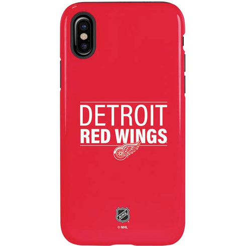 NHL Detroit Red Wings Lineup iPhone XS Pro Case