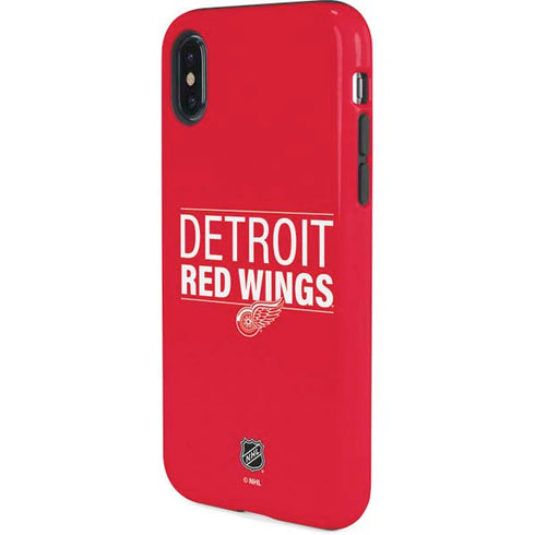 NHL Detroit Red Wings Lineup iPhone XS Pro Case