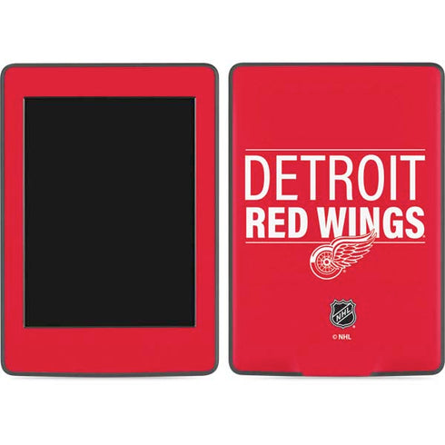 NHL Detroit Red Wings Lineup Amazon Kindle Skin