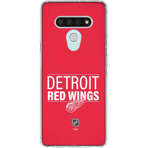 NHL Detroit Red Wings Lineup LG Stylo 6 Clear Case