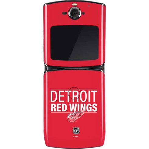NHL Detroit Red Wings Lineup Motorola RAZR Skin
