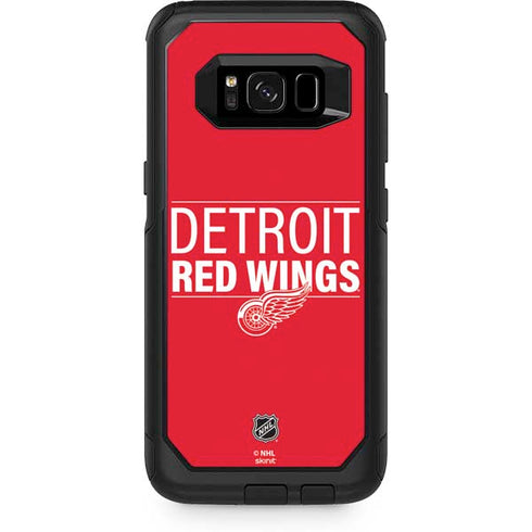 NHL Detroit Red Wings Lineup Otterbox Commuter Galaxy Skin