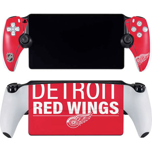 NHL Detroit Red Wings Lineup PlayStation Portal Remote Player Skin