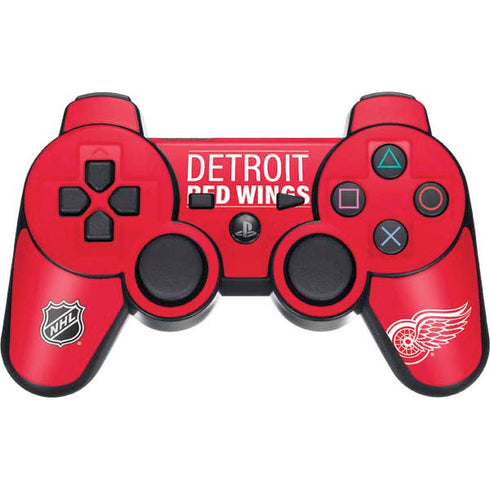 NHL Detroit Red Wings Lineup PS3 Dual Shock wireless controller Skin