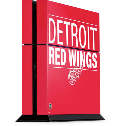 NHL Detroit Red Wings Lineup PS4 Console Skin