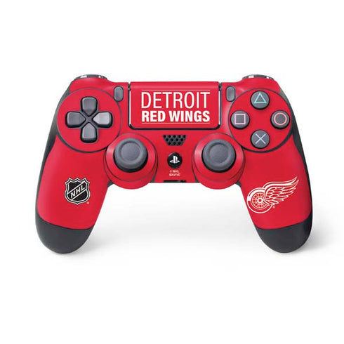 NHL Detroit Red Wings Lineup PS4 Controller Skin