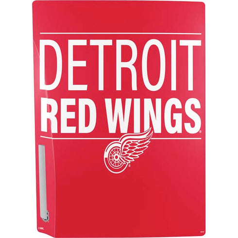 NHL Detroit Red Wings Lineup PS5 Console Skin