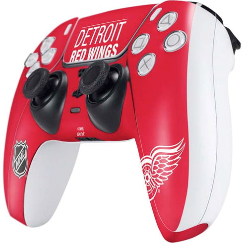 NHL Detroit Red Wings Lineup PS5 Controller Skin