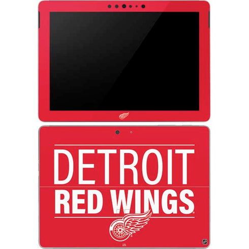 NHL Detroit Red Wings Lineup Surface Go Skin