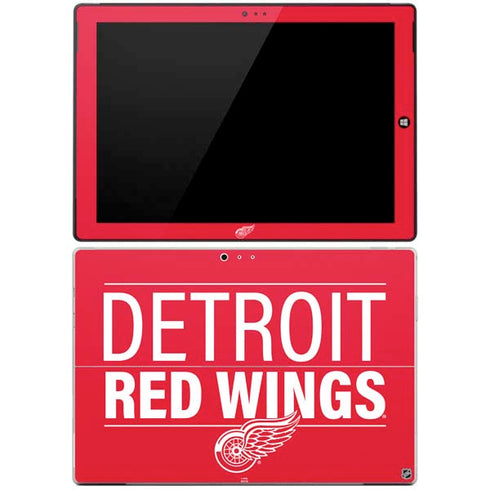 NHL Detroit Red Wings Lineup Surface Pro 3 Skin