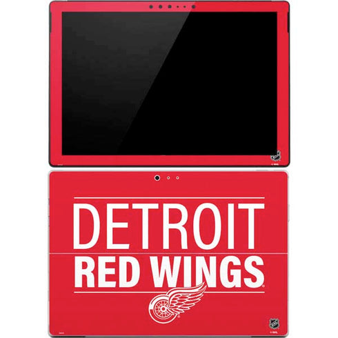 NHL Detroit Red Wings Lineup Surface Pro 4 Skin