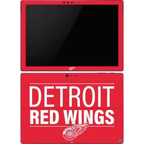NHL Detroit Red Wings Lineup Surface Pro 6 Skin