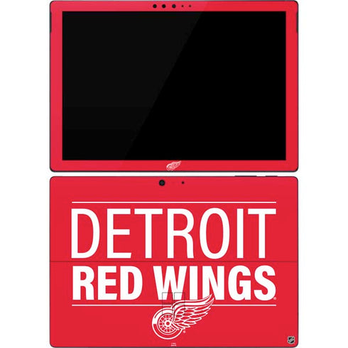 NHL Detroit Red Wings Lineup Surface Pro 7 Skin