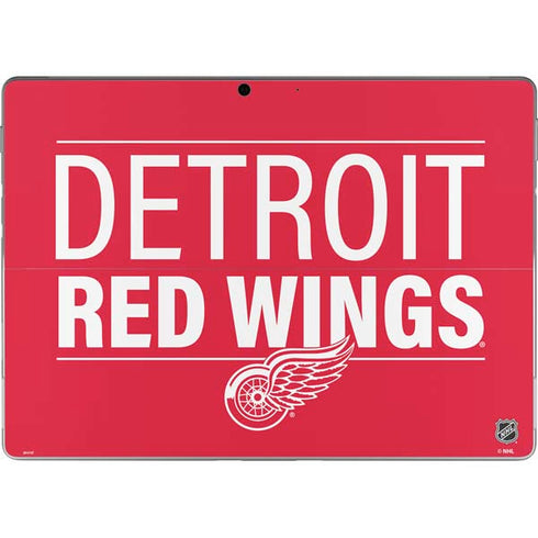 NHL Detroit Red Wings Lineup Surface Pro 8 Skin