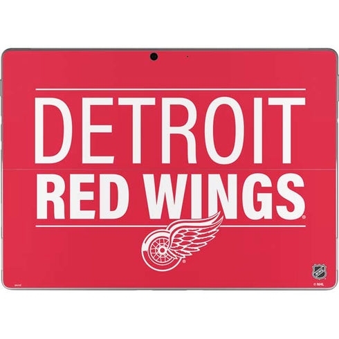 NHL Detroit Red Wings Lineup Surface Pro 9 Skin