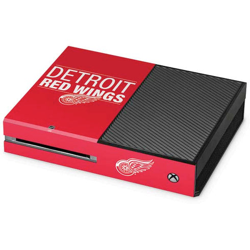 NHL Detroit Red Wings Lineup Xbox One Console Skin