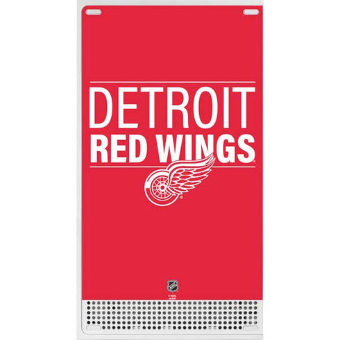 NHL Detroit Red Wings Lineup Xbox Series S Console Skin