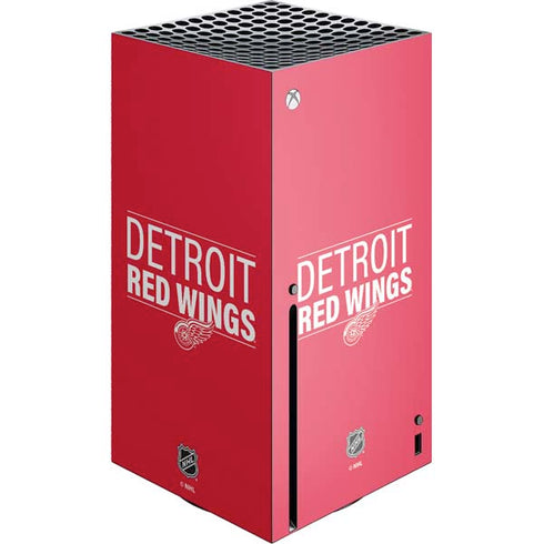 NHL Detroit Red Wings Lineup Xbox Series X Console Skin